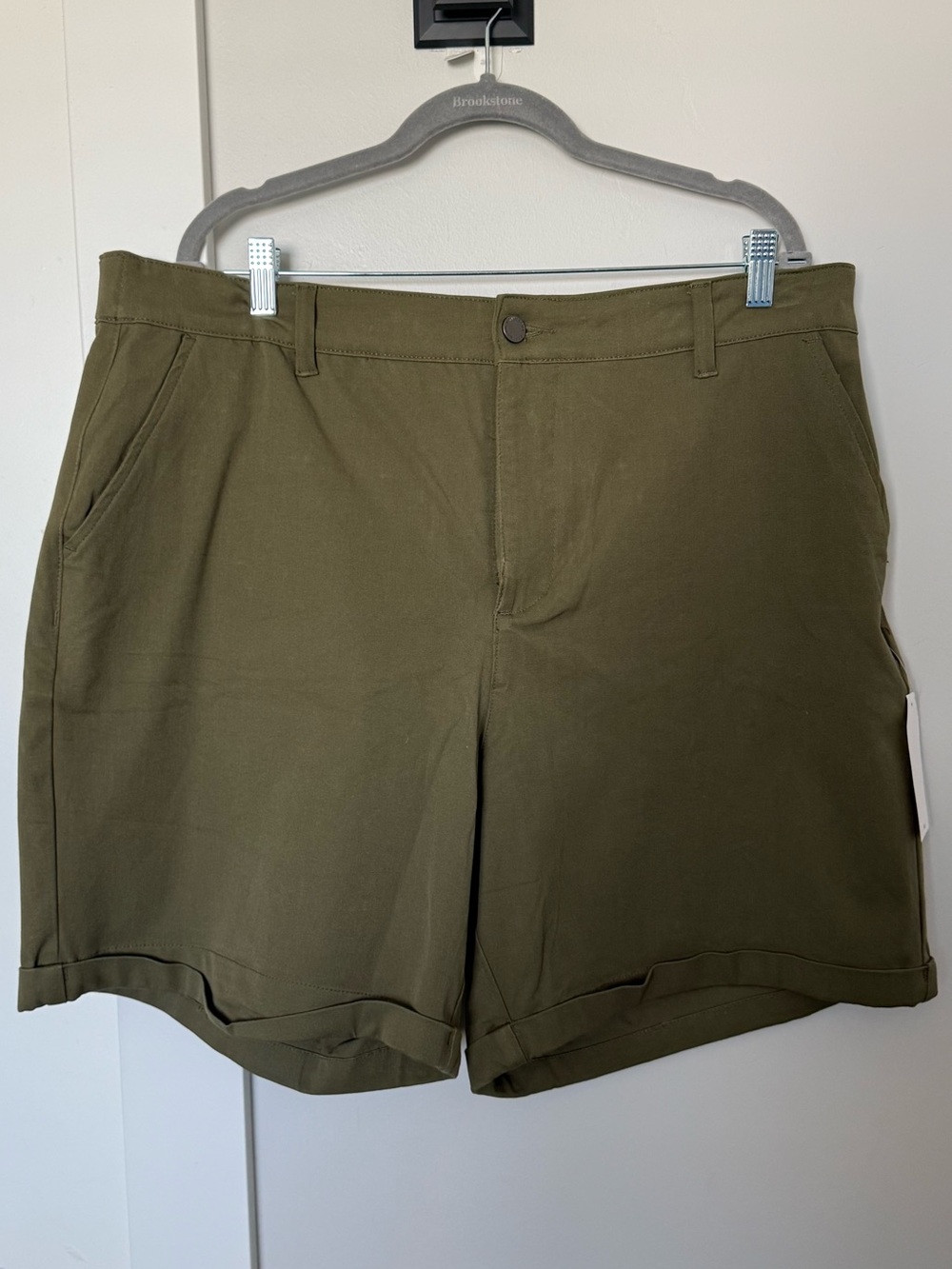 Universal Standard Olive Shorts